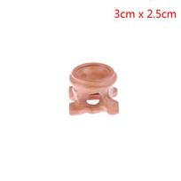 Rūgštinio šaknies medžio stendas pagrindas rutuliui, sferai, gaubliui, akmens dekorui 3cm x 2.5cm