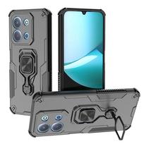 Dėklas Xiaomi Poco C85, atsparus smūgiams, su magnetiniu žiedu, šarvuotas telefono dėklas PocoC85 Poko Little C 85 85C, su atlenkiamu stoveliu, galinis dangtelis For Poco C85 juoda