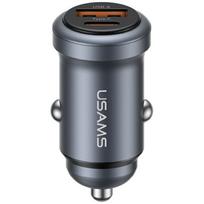 USAMS Car Charger 30W USB-A USB-C CC322