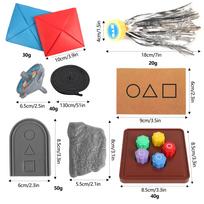 Korean Folk Game Traditional Game Set Gonggi Jack Stone Pebbles Set Board Games Party Games Fun Stress Relief Toys Gong Gi Game