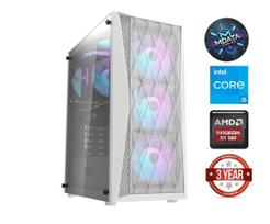 MDATA GAMING i5-14400F 32GB 4TB SSD RX580 No OS White