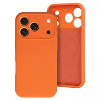 Toptel MagColor Pure phone case with MagSafe support for iPhone 16, orange