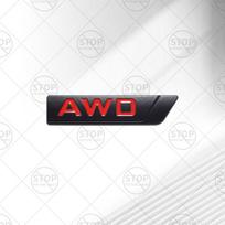 1 vnt. Automobilio lipdukas AWD logotipas 3D lipdukas Grotelių, kėbulo šonų, galinės bagažinės emblema
