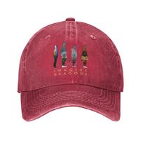 Imagine Dragons Band Loom Tour 2024 Print Cap For Unisex Cotton Pop Music Trucker Hat Daily Headwear Baseball Cap Adjustable One Size