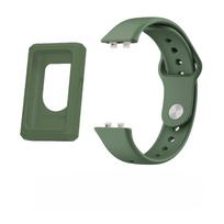Silicone Strap + Protective Case For Huawei band 11Pro Replacement Watch Band huawei band 11 pro žalia