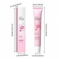 LAIKOU Sakura Moisturizing and Delicate Lip Mask Removes Lip Lines Improves Lip Skin Condition Prevents Chapped Lip Care 15g