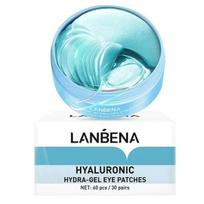 LANBENA 60 Pairs Eye Patches, Hydra-Gel Eye Mask with Hyaluronic Acid, Deep Hydration, Reduce Dark Circles & Puffiness, 173g