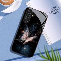 Dream Butterfly Exquisite luxury High-end PhoneCase Glass TPU PhoneCase for Samsung Galaxy S26 S25 S24 S23 S22 S21 FE,Ultra,Plus For Galaxy S26