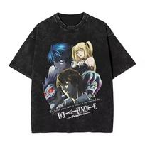 Anime Death Note T Shirt Graphic Tee Vintage Style Cotton XL