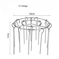 Air Fryer Vertical Grill Rack Stainless Steel Skewer Stand No Flip Needed 1 set pack
