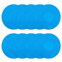 10Pcs Adhesive Sensor Patches Waterproof Sports Overpatch Tape Skin-Friendly Anti Slip Long Lasting for Outdoor Rock Climbing mėlyna