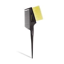 Hairdressing Tinting Hair Brush Professional Hair Coloring Comb Hair Dye Coloring Brushes  Salon S juoda/geltona