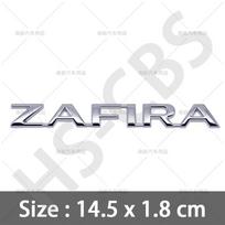 Metal ZAFIRA Letter Logo Emblem Badge Tailgate Sticker For Opel Car Styling Rear Trunk Exterior Styling Decoration Accessories