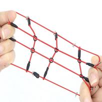 Nylon RC Luggage Net for Traxxas TRX4M 1/18 and for Axial SCX24 1/24 RC Car For RC Truck raudona