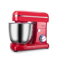 Electric Food Stand Mixer Cake Dough Maker Tilt-Head 6-Speed 1500W 220V, Plug-EU 100V-127V US Plug raudona