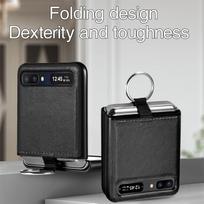 skirta Samsung Z flip 8 2 7 6 5 4 3 flip8 flip5 flip6 flip4 dėklas, skirtas Samsung Galaxy Z Flip 2 1 5G flip7 FE Flip2 priedams Galaxy Z Flip7 juoda