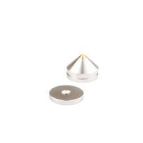Aluminium Alloy Metal Audio Speaker Feet Pad Disc Player Shock Absorber Bookshelf Pads Rotary Stand Shoes Spike Shock Absorber sidabras