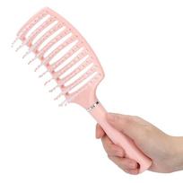 Professional Vented Paddle Hair Brush Anti-Hair Loss Styling Hair Brush  For Women rožinė