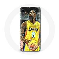 Case - Huawei - P30 Lite - Kobe Bryant Dunk Lakers 8 - Black - Soft - Sporty juoda
