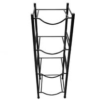 Water Cooler Jug Holder 4 Tier Space Saving Rust Proof Single Row Water Bottle Holder Stand for