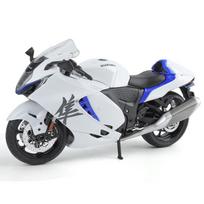 1/9 Suzuki Hayabusa GSX-1300R Lydinio Motociklo Modelis Žaislinė Transporto Priemonė Kolekcija Nešiojanti Apšvietimas Visureigis Autociklas Žaislinis Automobilis balta