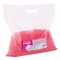 Spalvotas kvapnus vatos cukraus cukrus, raudonas, braškių skonio, 5 kg
