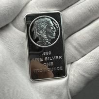 Bizonas Laisvė 1oz Sidabro Luitas Kopija Sidabrinis Vienas Troy Uncija Sidabruota Amatiniai Dovana Kolekcionuoti Suvenyrai Ženklelis sidabras