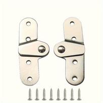 2PCS Ladder Folding Hinges Rotatable Support Bracket Metal Hinge Invisible Heavy Duty Table Fixed Hinge Furniture Hardware