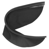 ABJI-Welding Helmet Bib Leather Cotton Flame Retardant Heat Wrap Around Helmet Bib For Most Helmets Accessories juoda