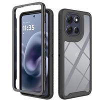 For Motorola Moto G86, G56 Case Soft Bumper + Crystal Clear Hard Back Panel 360 Protect Shockproof Cover For MOTO G 86 Motorola Moto G86