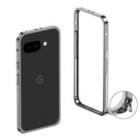 Case For Google Pixel 10A Detachable Metal Protect Ultra-Thin Case For Google Pixel 10 A Metal Frame Shockproof Cover Bumper For Google Pixel 10A pilka spalva