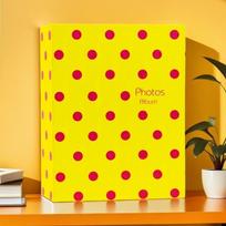 4R 6 Inch 100 Pockets Photo Album Laminated Large Capacity Scrapbook Album Insert Pocket Cloth Cover Slip-in Picture Albums