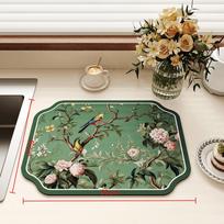 Coffee Machine Household Absorbent Mat Soft Diatomaceous Mud Kitchen Non-slip Mat Tableware Dry No-wash Kitchen Drain Mat+