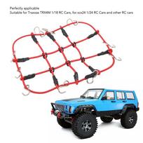 Nylon RC Luggage Net for Traxxas TRX4M 1/18 and for Axial SCX24 1/24 RC Car For RC Truck raudona