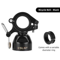 ESLNF Bike Bell with Single-Strike Mode and Constant Cowbell Mode Ringing Bike Bell for MTB Road Bike Copper Bicycle bell