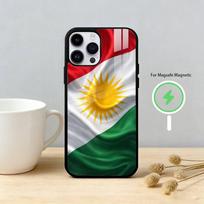 K-Kurdistan F-Flag Art Phone Case For iPhone 17/16/15/14/13/12/Plus/Pro/Max for Magnetic Wireless Charging iPhone17Pro