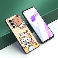 Cute BuBu DuDu Black Silicone Phone Case For OnePlus 9 10 11 12 ACE 2V Pro 9RT 10T 10R Nord CE 2 3 Lite N10 N20 N30 5G OnePlus Nord 2 5G