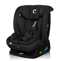 Automobilinė kėdutė Lionelo Izzy I-Size, juoda sp., 0 - 36 kg