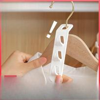 Multifunctional Plastic Hanger Hook Connector - Stackable and Space-saving Clothes Hanger (Available In 1, 2 or 4 Pcs) Single bulk