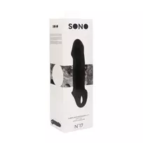 Sono by Shots Satisfyer No.17 Extension Sleeve with Ball Strap, 35mm, Black