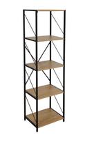 Pastatoma lentyna Domoletti 53000011080, ąžuolo medienos imitacija sp., 150 cm x 40 cm x 30 cm