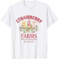 Strawberry Shortcake Sweet & Delicious Vintage Garden T-Shirt S balta