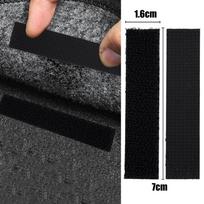 Automobilių kilimų juosta Automatiniai grindų kilimėliai Neslystantis tvirtinimo lipdukas Magic Tape Patch Automobilio grindų kilimėlio tvirtinimas Lipnus tvirtinimo lipdukas 10 Set gray