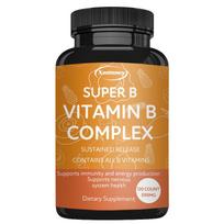 Vitamin B complex capsules support the health of the nervous and immune systems and promote metabolism. 120