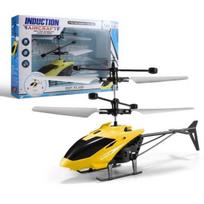 1 rinkinys RC lėktuvo žaislas su ryškiu šviesos gestų infraraudonųjų spindulių jutikliu, apsaugos nuo susidūrimo, įkraunamas, modeliavimo žaislas, apsaugos nuo trukdžių nuotolinio valdymo pultas B mėlyna