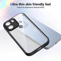 For OnePlus Nord CE6 5G Global Version Case Ultra Thin Soft TPU Frame Clear PC Hard Back Shockproof Cover Coque Fundas For OnePlus Nord CE6 5G Global version&Opp Bag