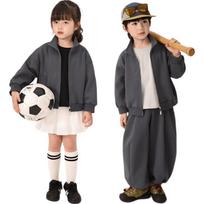 LUSON Kids' Spring Lightweight Zipper Jacket & Sports Pants 100