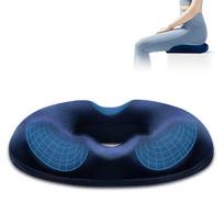 Dijalun Memory Foam Hemorrhoid & Coccyx Seat Cushion