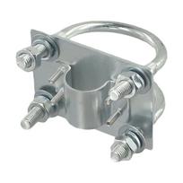 For LoRa Helium Hotspot Miner Glass Fiber Antenna Mast Mount U-Bolt Clamp Bracket For 1.8-2.28cm Pole Pipe Outdoor Installation China Mainland