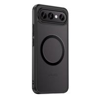 VIVO X300 FE Magsafe magnetinis matinis PC telefono dėklas VIVO X300 FE X 300 belaidžio įkrovimo smūgiams atsparus galinis dangtelis For VIVO X300 FE juoda